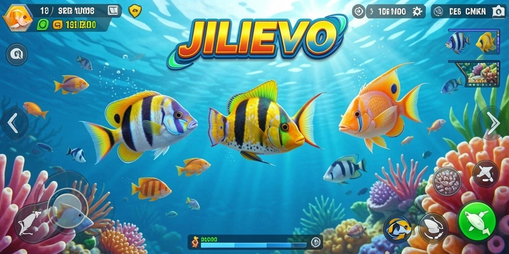 Tangkapan layar gameplay JILIEVO yang menampilkan aksi seru Tembak Ikan.