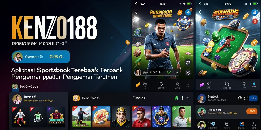 Tampilan gameplay KENZO188 saat bertaruh pada pertandingan olahraga.