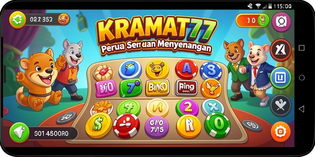 Tampilan gameplay Bingo yang menarik dan interaktif di KRAMAT77.