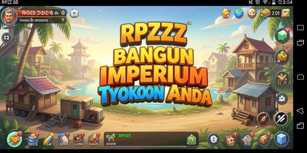 Tampilan gameplay RPZZZ yang seru dan menantang.