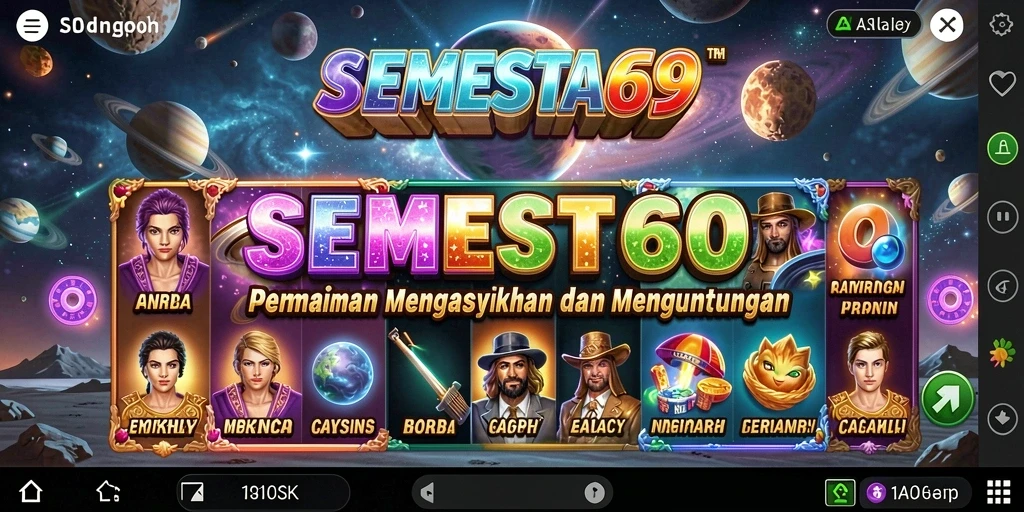 Tampilan menakjubkan dari gameplay SEMESTA69 yang seru.