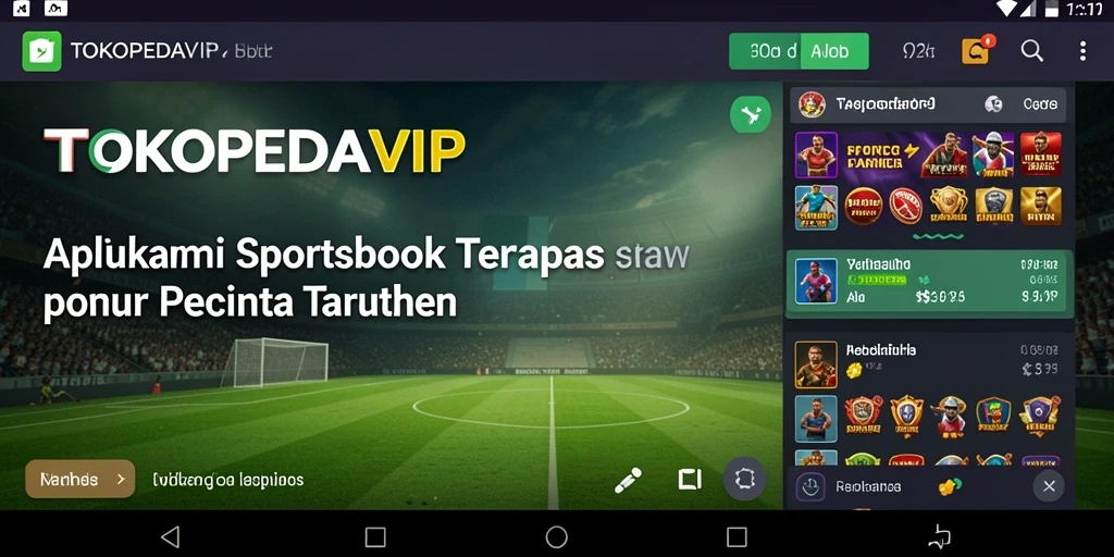 Tampilan gameplay TOKOPEDIAVIP yang menarik dan interaktif.